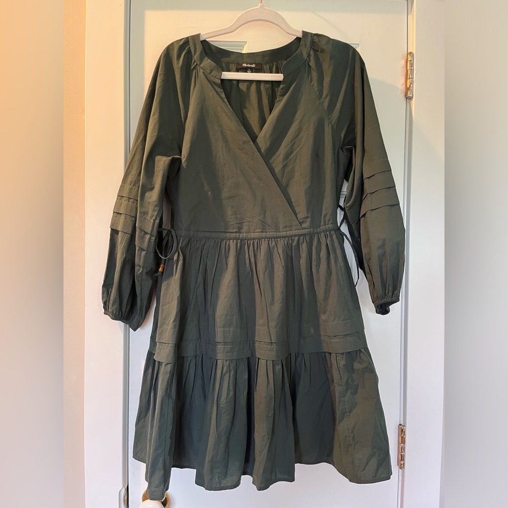 Madewell Green Mini Dress